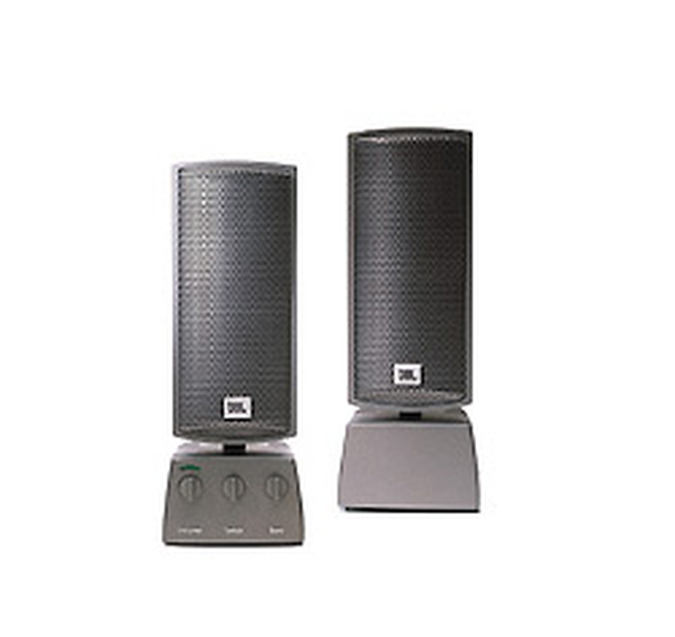MEDIA 2000 - Black - 3 inch Full Range Powered Media Speaker System - Hero